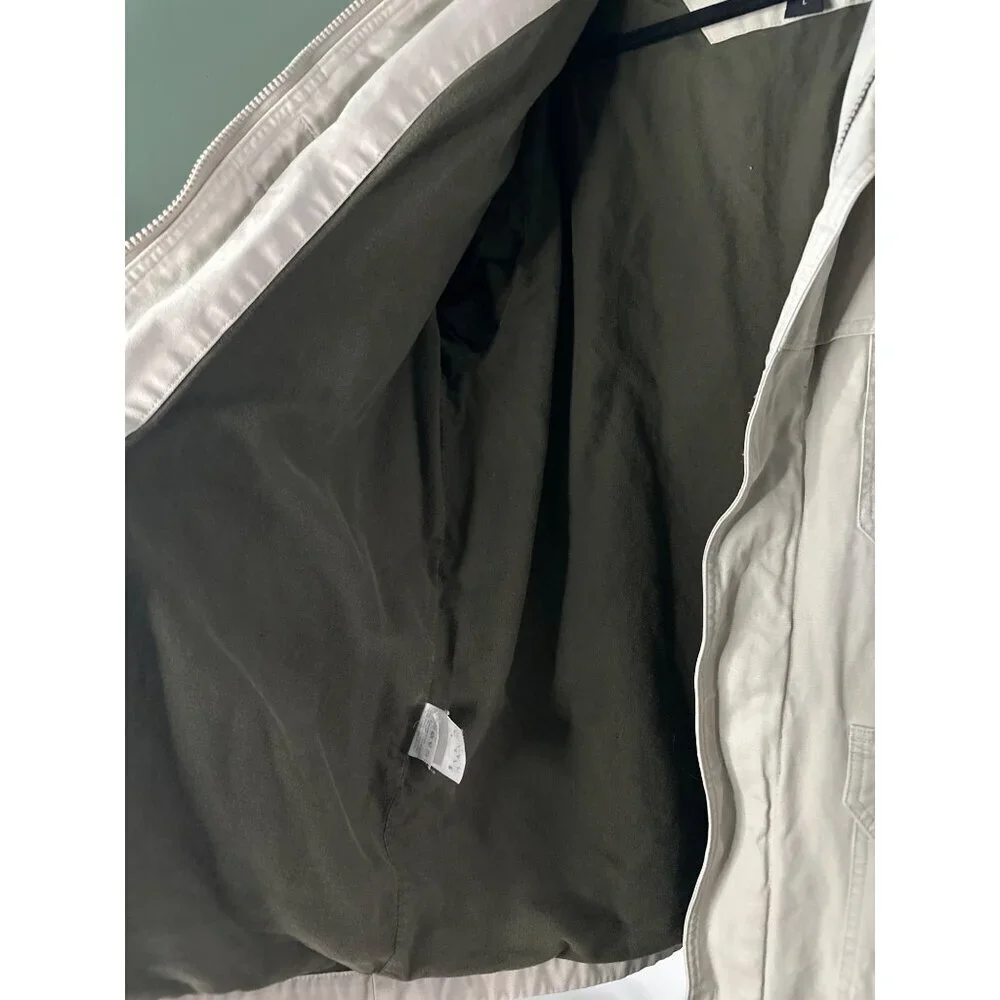 Eddie Bauer Men’s Large Utility Jacket Outdoor Utility VTG Retro Y2K Camping